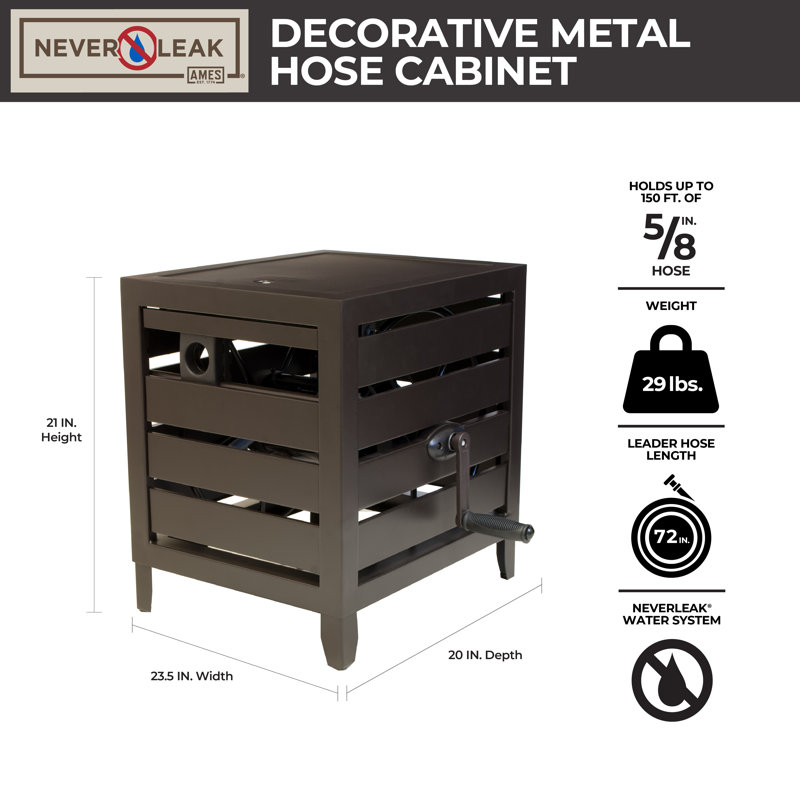 Ames Metal Hose Reel with Automatic Rewind & Reviews Wayfair